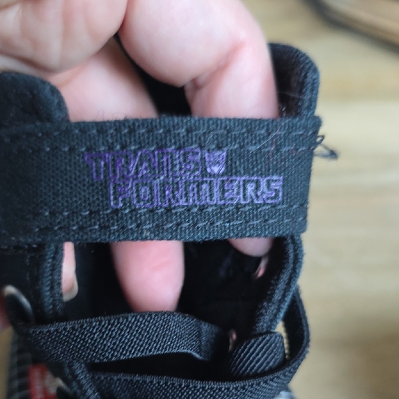 Converse Limited Edition Transformers Black High-Tops All Star Sneakers - Picture 4 of 10